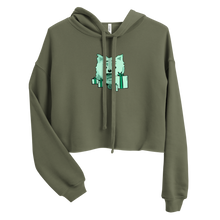 MartinezTwins Verde Sky Women's Crop Hoodie
