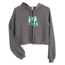 MartinezTwins Verde Sky Women's Crop Hoodie