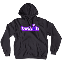 C64 Television White/Purple Twitch Hoodie