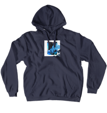 nur 'nen Hoodie mit blauem Bild