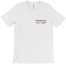 CAMISETA I❤SIMRACING -futbol +carreras