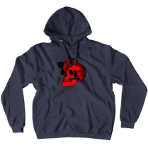 Rose Skull Comfy Hoodie (No-Zip/Pullover)