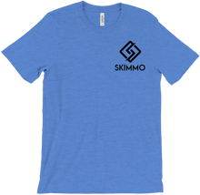 T-Shirt with small black logo and text