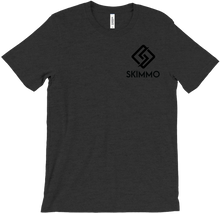 T-Shirt with small black logo and text