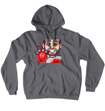 Glenny's - Heart Hoodie (No-Zip/Pullover)