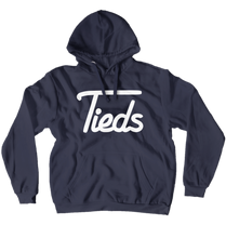 TiedsHD White Logo'd Hoodies (No-Zip/Pullover)