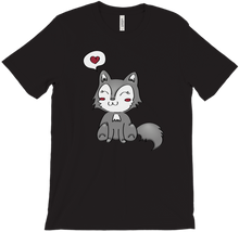 T-Shirt Wolf mit Herz