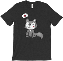T-Shirt Wolf mit Herz