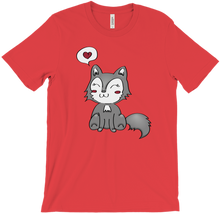 T-Shirt Wolf mit Herz